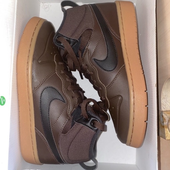 Nike Court Borough Mid 2 Gs Shoes - Picture 1 of 3